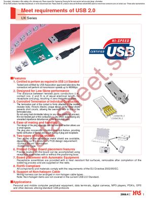 UX40-MB-5PP-500-1002 datasheet  